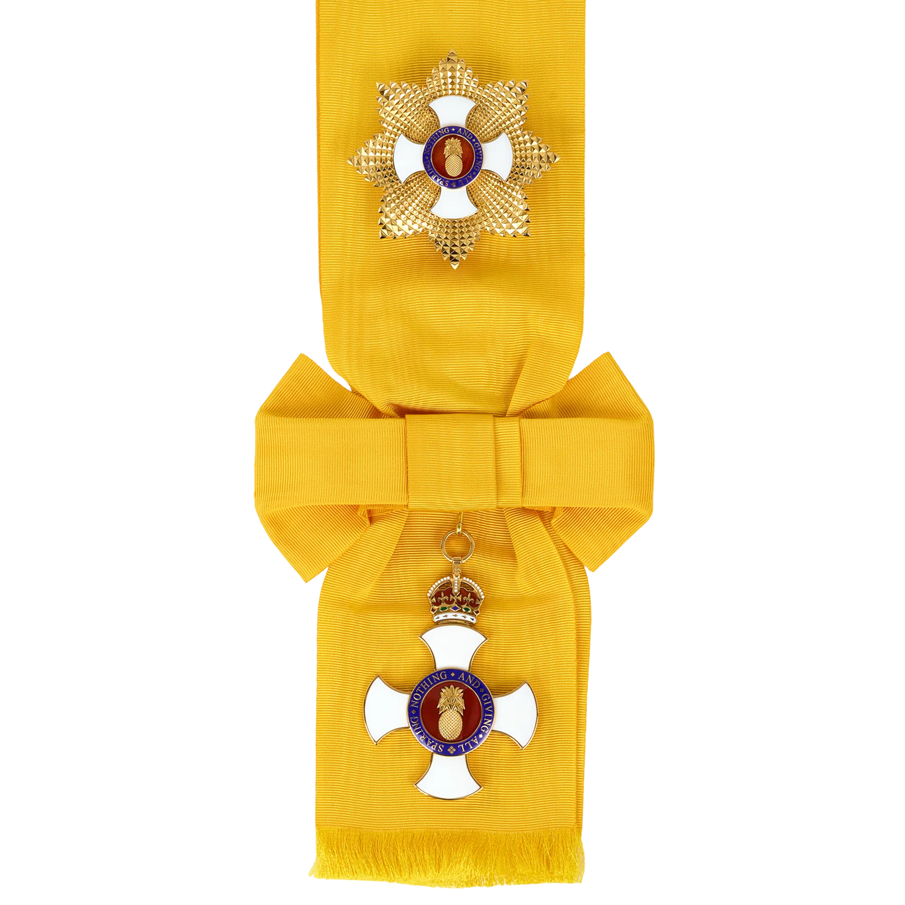 Order of the Pineapple Full Sash Set with Breast Star